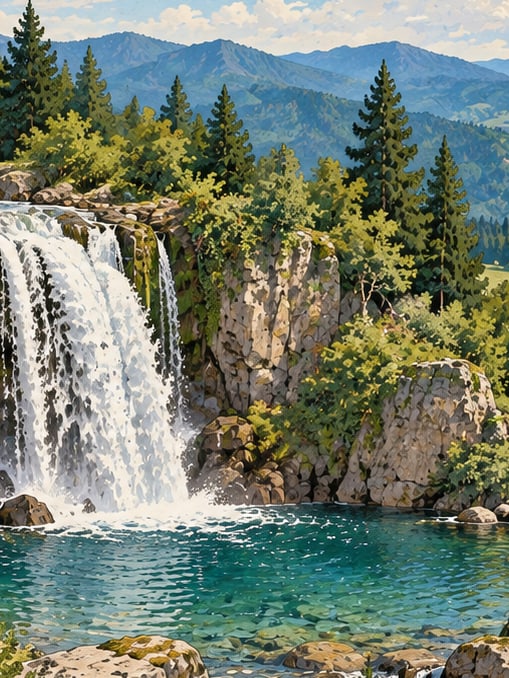 Zeichnung: Naturpark Paşaca, Giresun