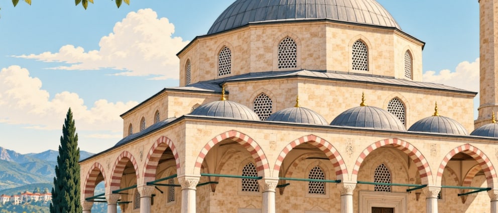 Pehlivanköy Mosque çizimi, Kırklareli
