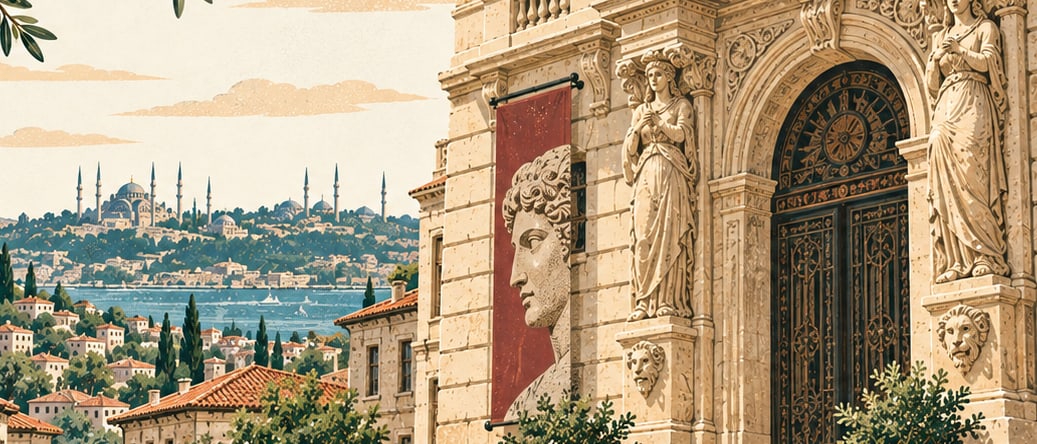 Pera Müzesi çizimi, İstanbul