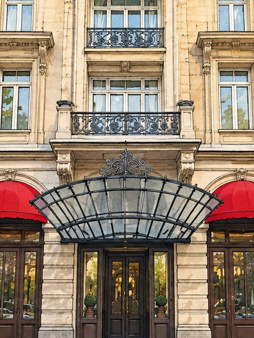 Zeichnung: Pera-Palas-Atatürk-Museum, İstanbul