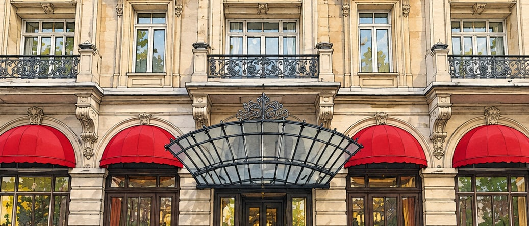Pera Palas Atatürk Museum çizimi, İstanbul