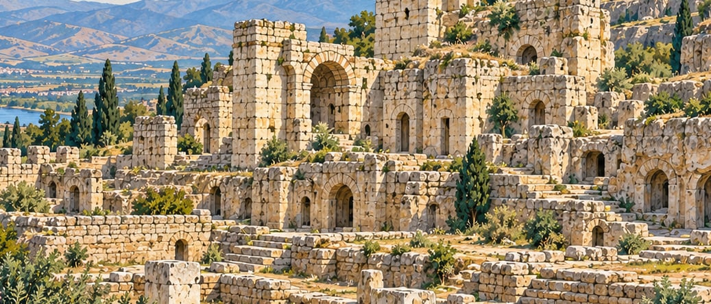 Perre Antik Kent çizimi, Adıyaman