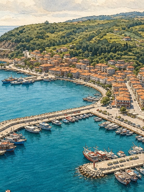 Zeichnung: Perşembe – Sakin Şehir, Ordu