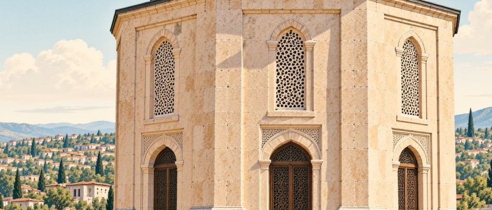 Pertev Paşa Tomb çizimi, İstanbul