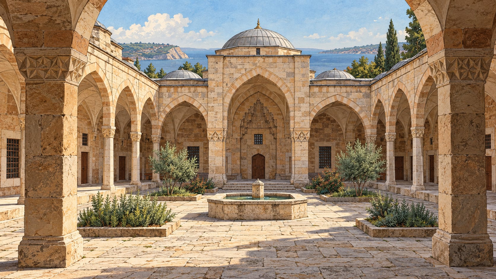 Pervane Madrasa çizimi, Sinop
