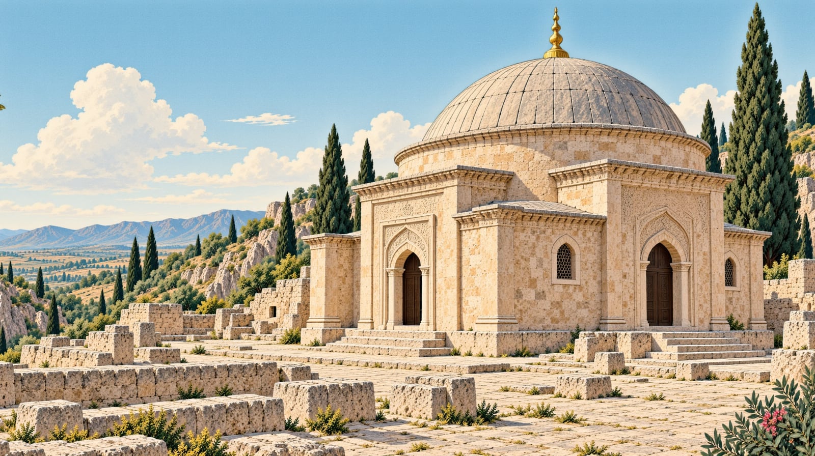 Pir Sücaeddin İlyas Tomb çizimi, Amasya