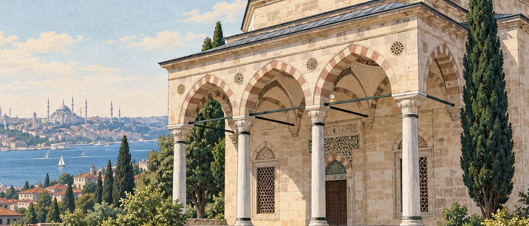 Piyale Paşa Tomb çizimi, İstanbul