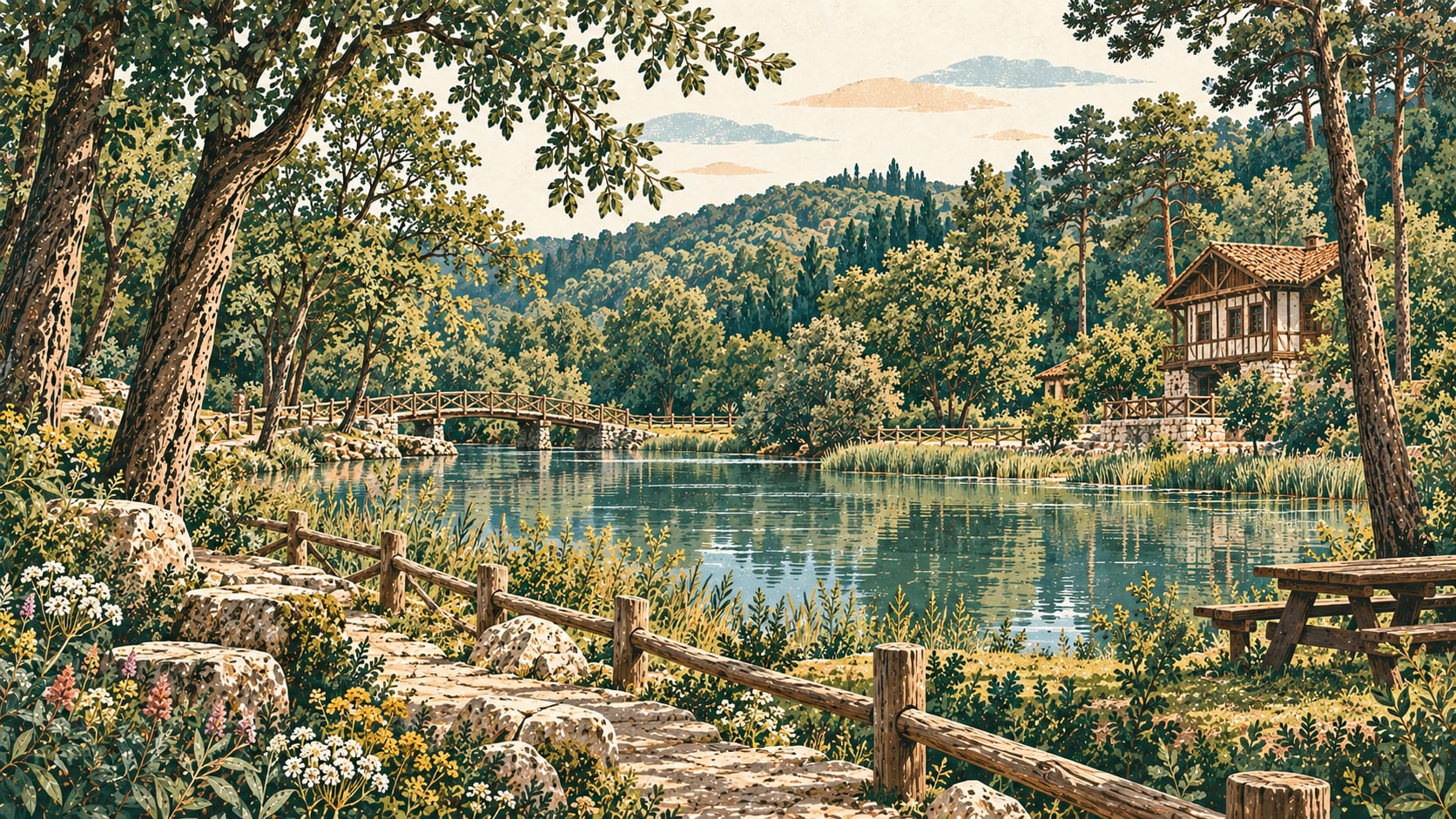 Polonezköy Nature Park çizimi, İstanbul
