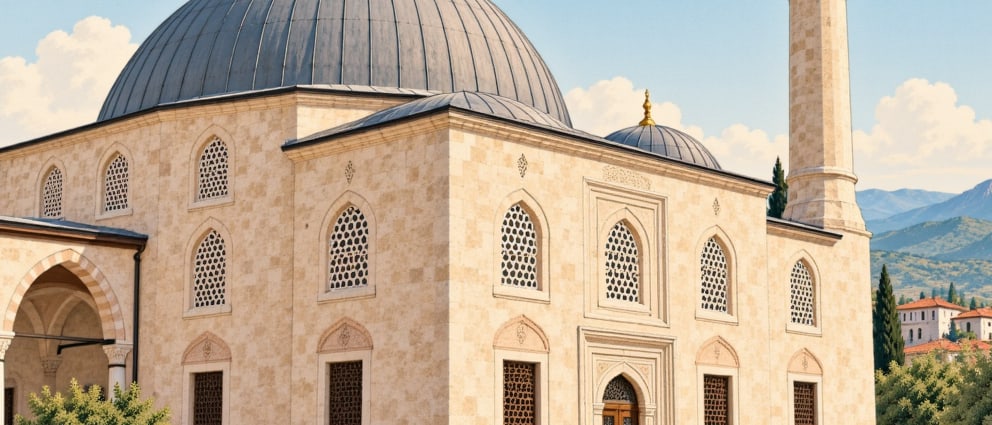 Posof Central Mosque çizimi, Ardahan