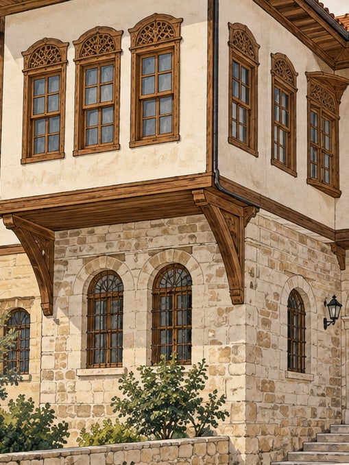 Zeichnung: Poyraz-Konak (Nachbarschaftsmuseum), Malatya