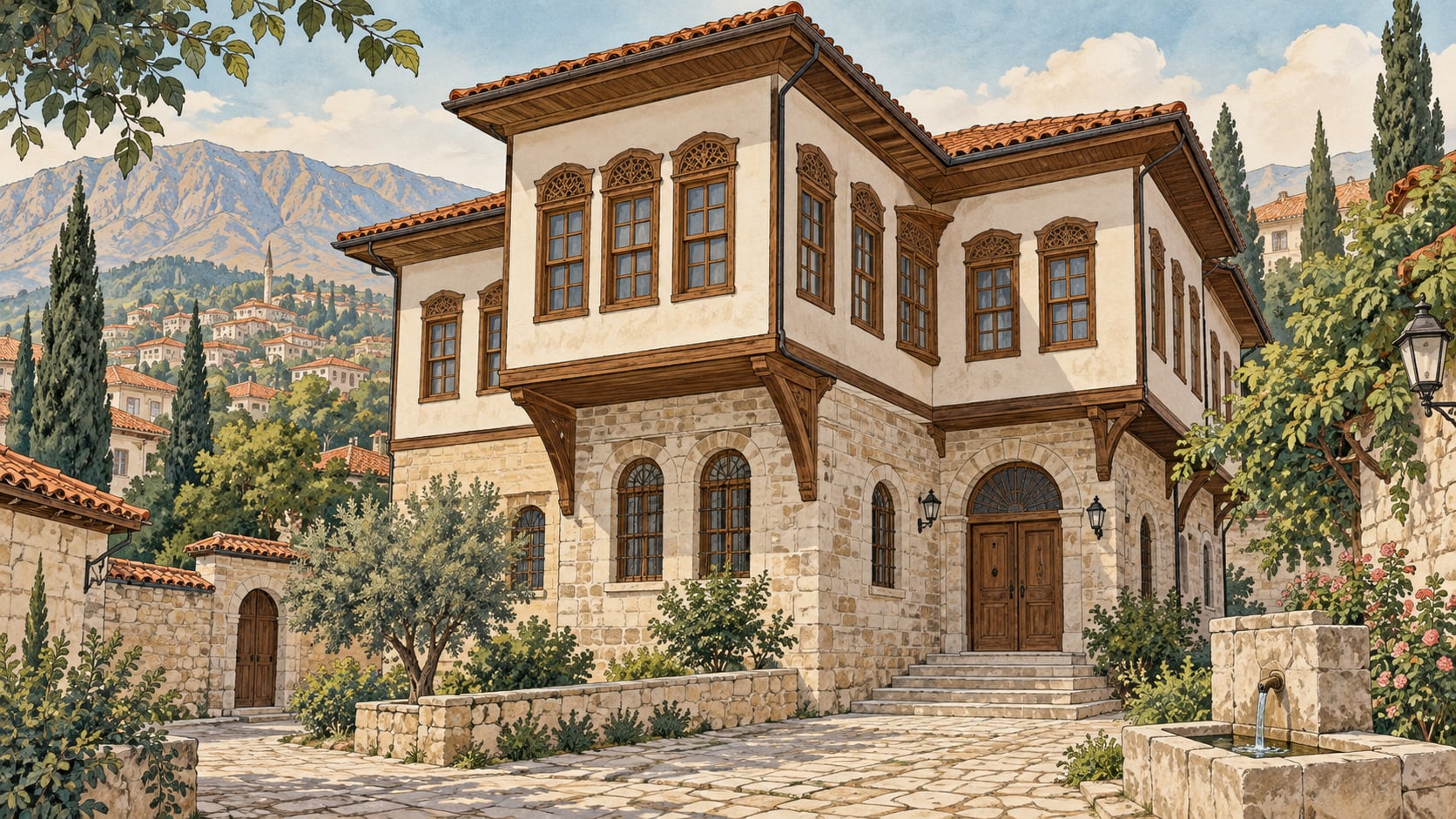 Poyraz Mansion (Neighbourhood Life Museum) çizimi, Malatya