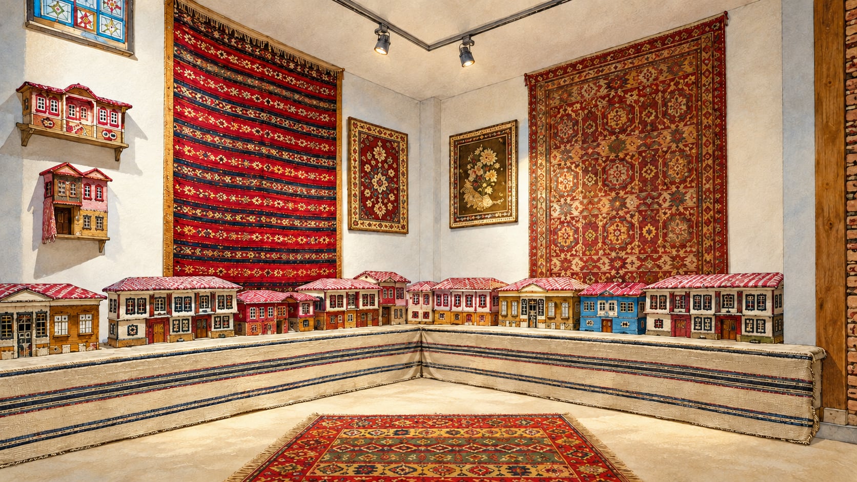 Prof. Dr. Turan Yazgan Ethnography Carpet and Kilim Museum çizimi, Isparta