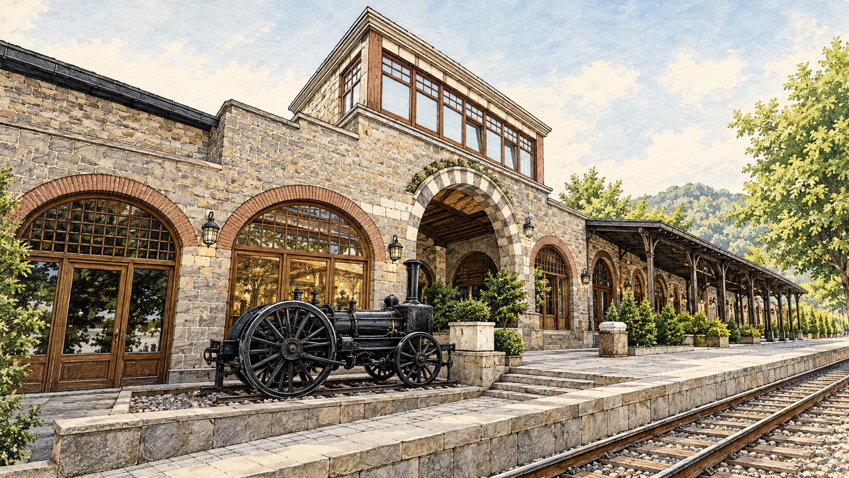 Rahmi M. Koç Industry Museum çizimi, İstanbul
