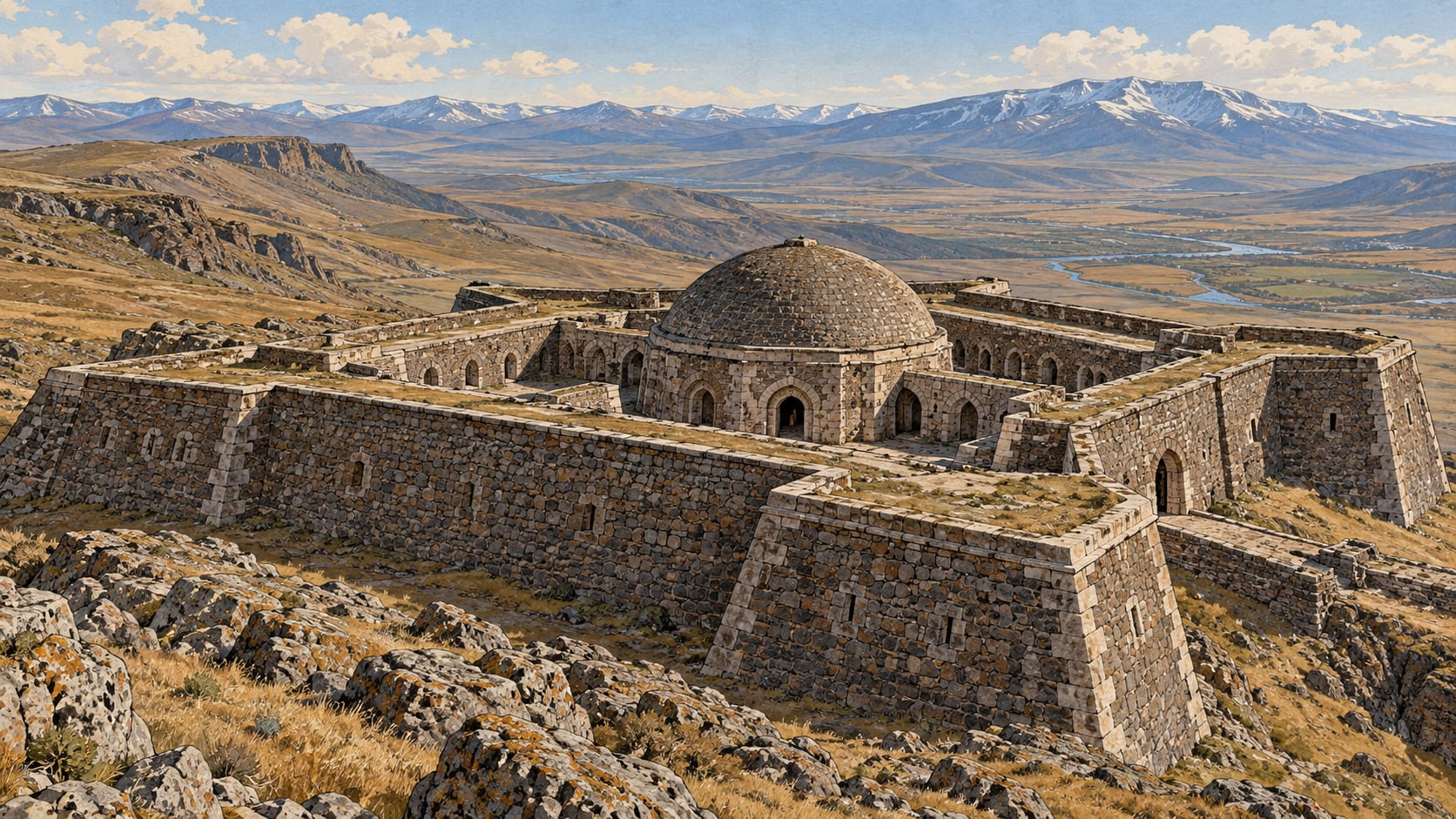 Ramazan Tabyası çizimi, Ardahan