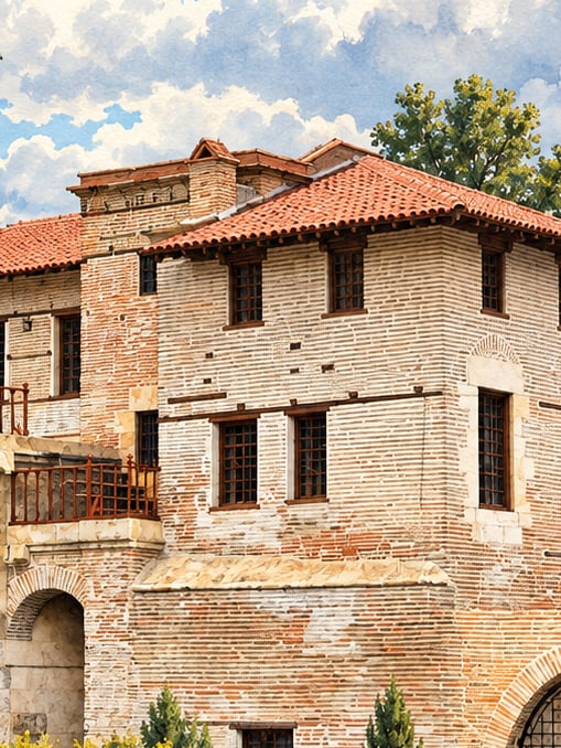 Zeichnung: Ramazanoğlu-Konak (Medrese), Adana