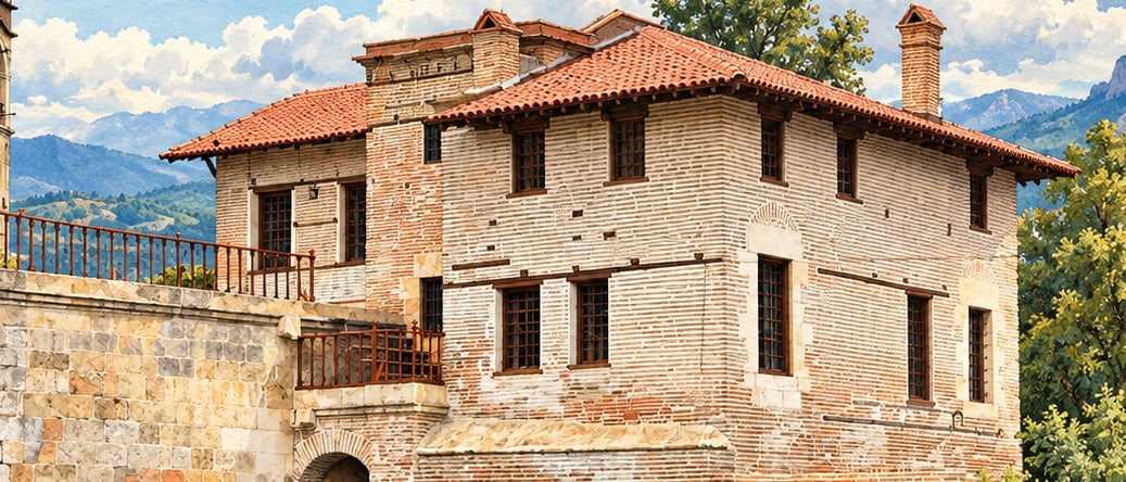 Ramazanoğlu Mansion (Madrasa) çizimi, Adana