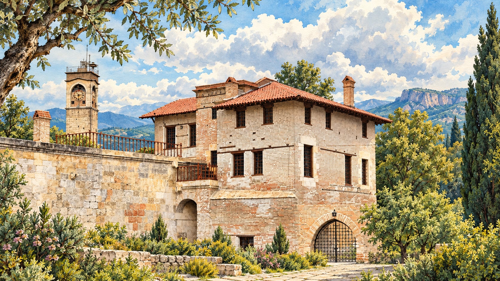 Ramazanoğlu Mansion (Madrasa) çizimi, Adana
