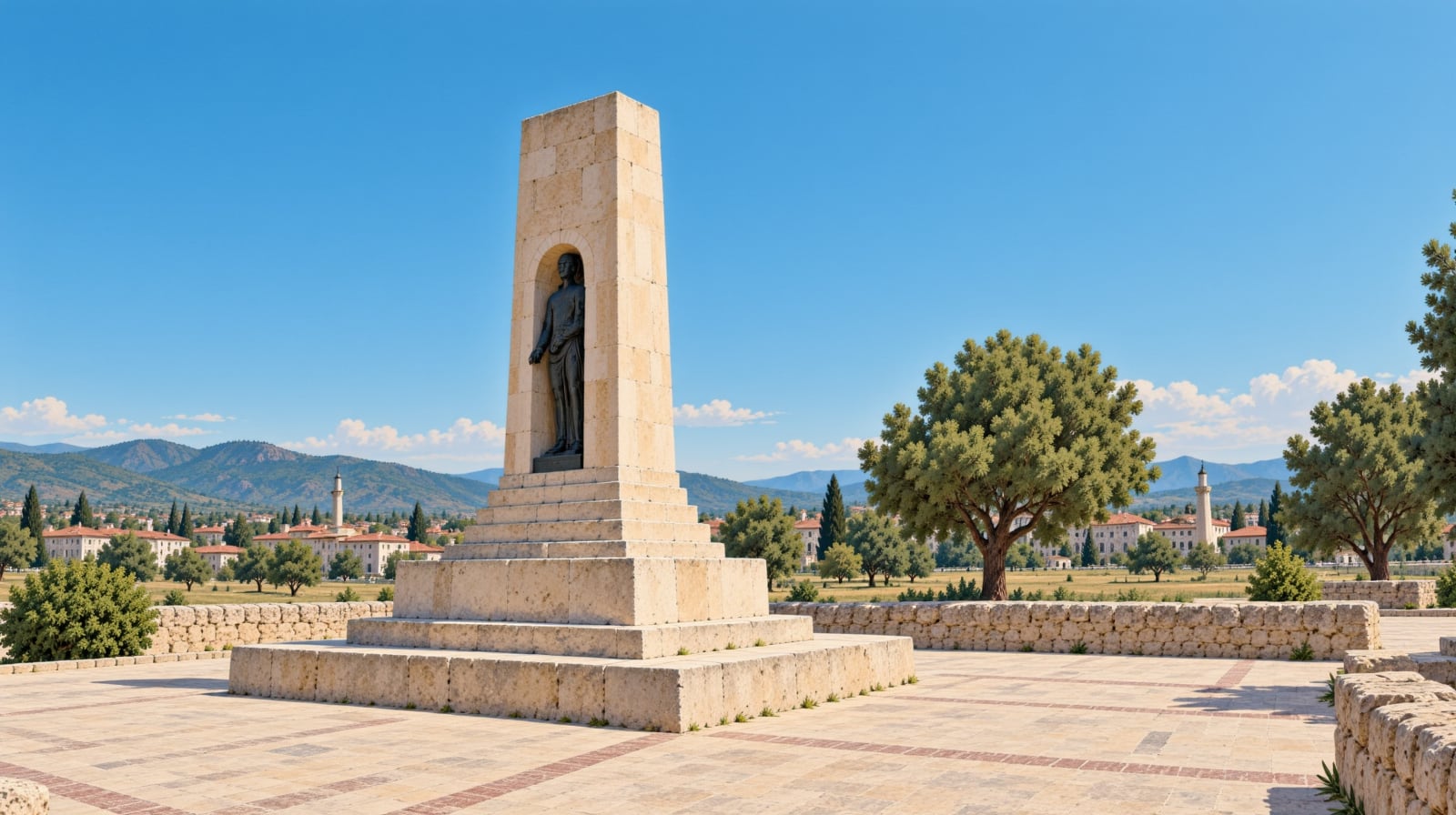 Refah Martyrs Monument çizimi, Mersin