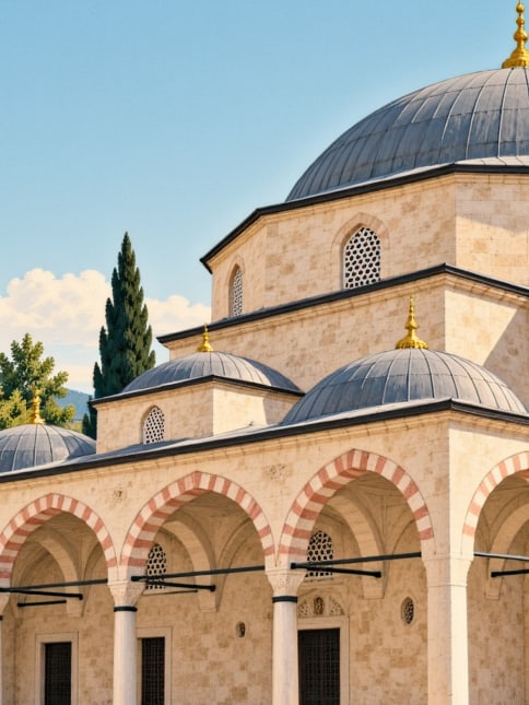 Zeichnung: Reşadiye-Moschee, Eskişehir