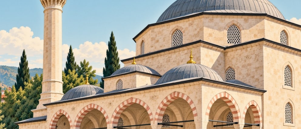 Reşadiye Mosque çizimi, Eskişehir