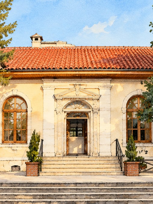Zeichnung: Kunstzentrum des Malers Mehmet Yücetürk, Bolu