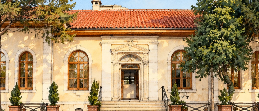 Painter Mehmet Yücetürk Art Centre çizimi, Bolu