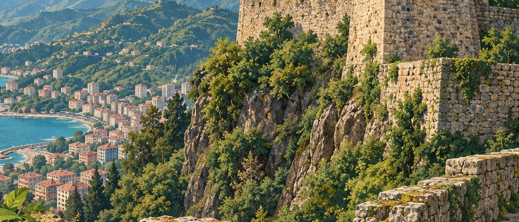 Rize Castle çizimi, Rize