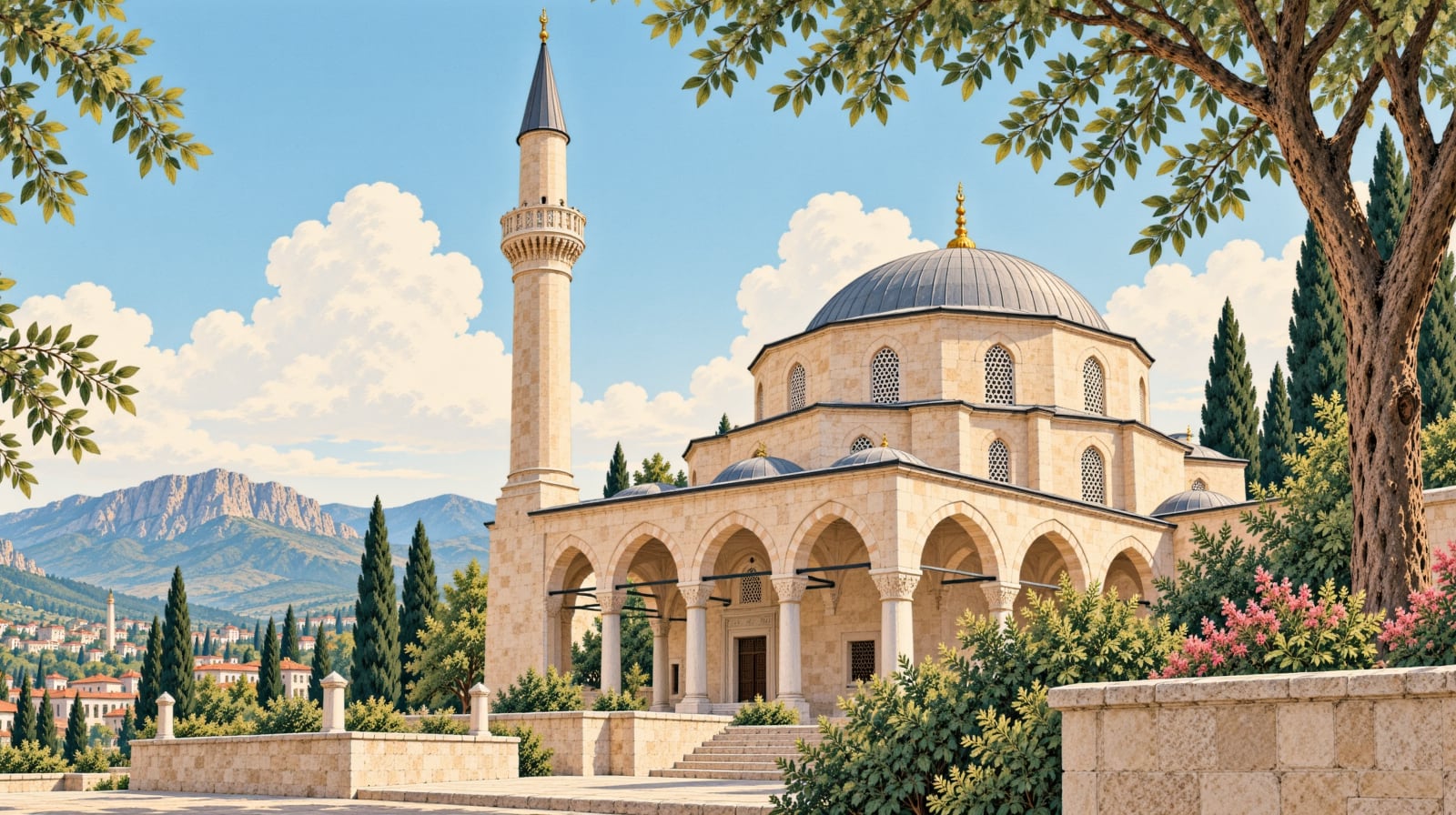Rüstem Çelebi Mosque çizimi, Tokat