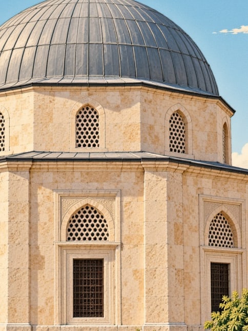 Zeichnung: Rüstem-Paşa-Türbe, İstanbul