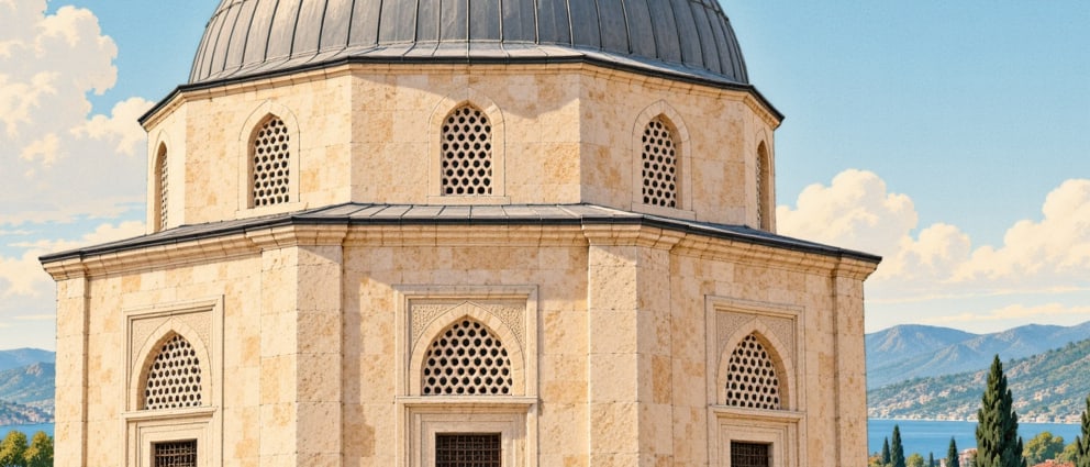 Rüstem Paşa Tomb çizimi, İstanbul