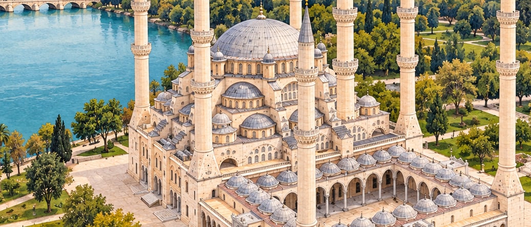 Sabancı Central Mosque çizimi, Adana