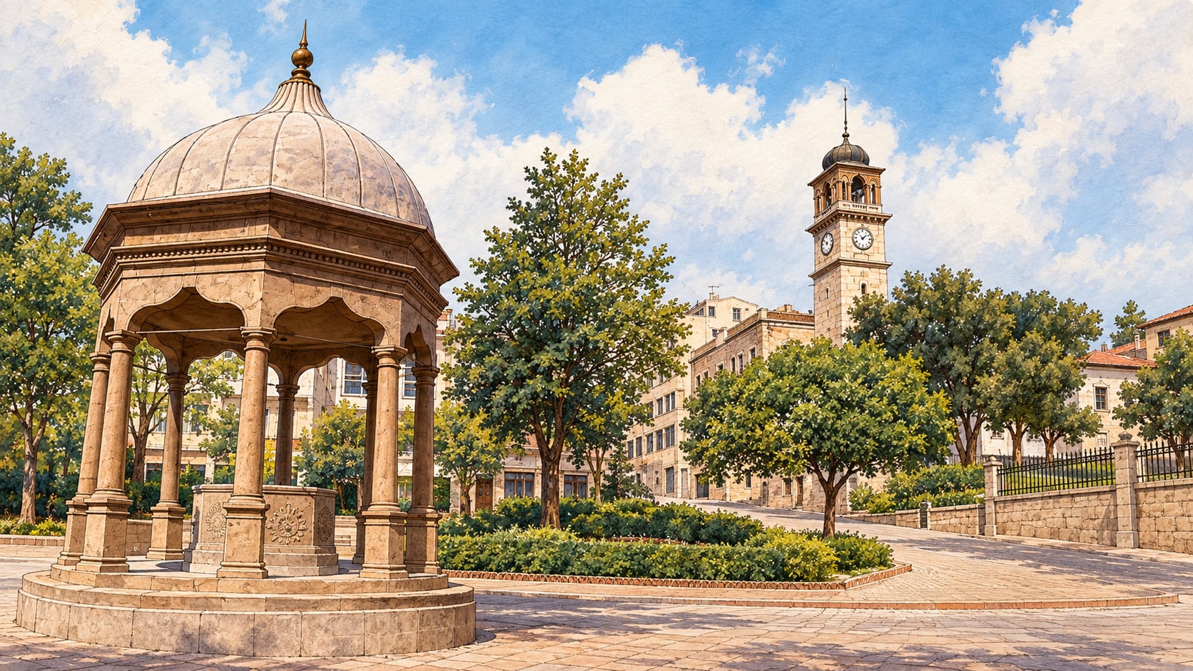 Şadırvan çizimi, Balıkesir