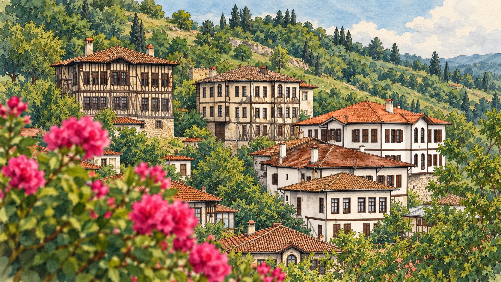 City of Safranbolu çizimi, Karabük