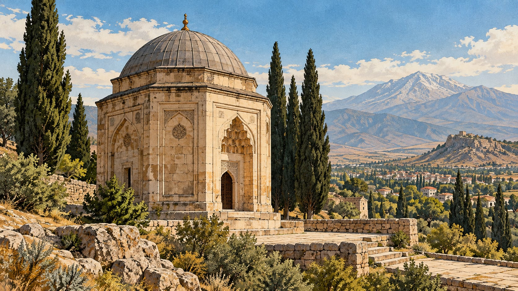 Şah Süleyman Tomb çizimi, Niğde