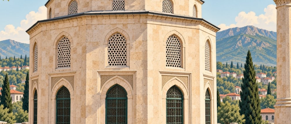 Şah Sultan Tomb çizimi, İstanbul