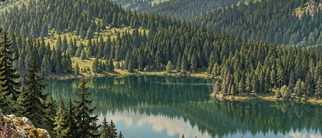 Sahara-Karagöl National Park çizimi, Artvin