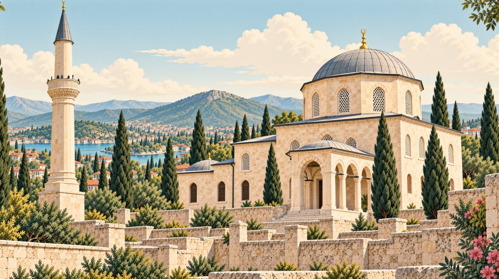 Şahinbey Millet Mosque çizimi, Gaziantep