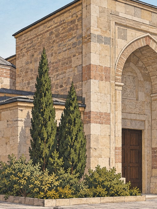 Zeichnung: Sahip-Ata-Hanegah-Stiftungsmuseum, Konya