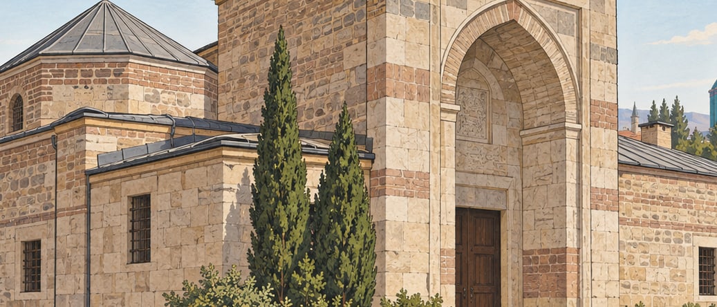 Sahip Ata Hanegahı Foundation Museum çizimi, Konya