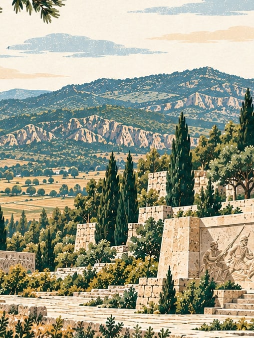 Zeichnung: Historischer Nationalpark Sakarya Meydan Muharebesi, Ankara