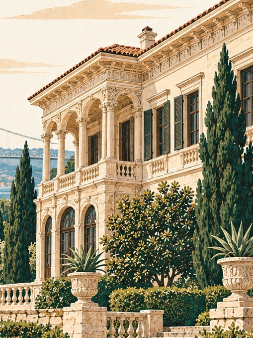 Sakıp Sabancı Müzesi çizimi, İstanbul