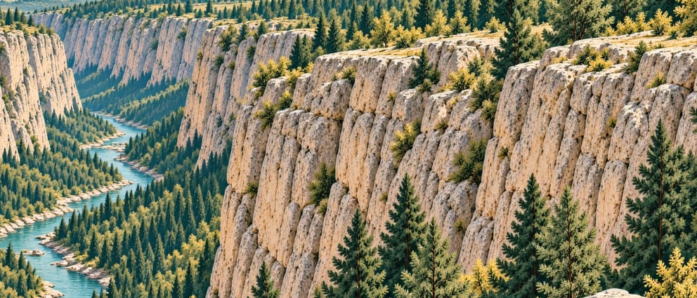 Saklıkapı Canyon Nature Park çizimi, Elazığ