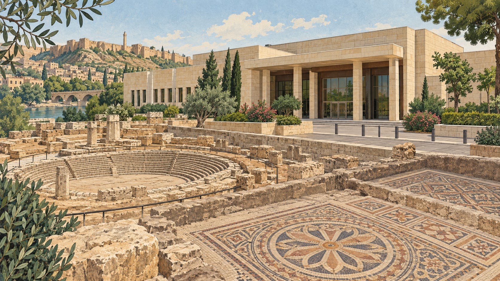 Şanlıurfa Archaeological Museum çizimi, Şanlıurfa