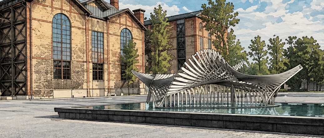 Santral İstanbul Energy and Contemporary Arts Museum çizimi, İstanbul