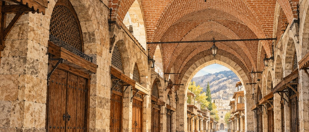 Saraçlar Bazaar çizimi, Kahramanmaraş