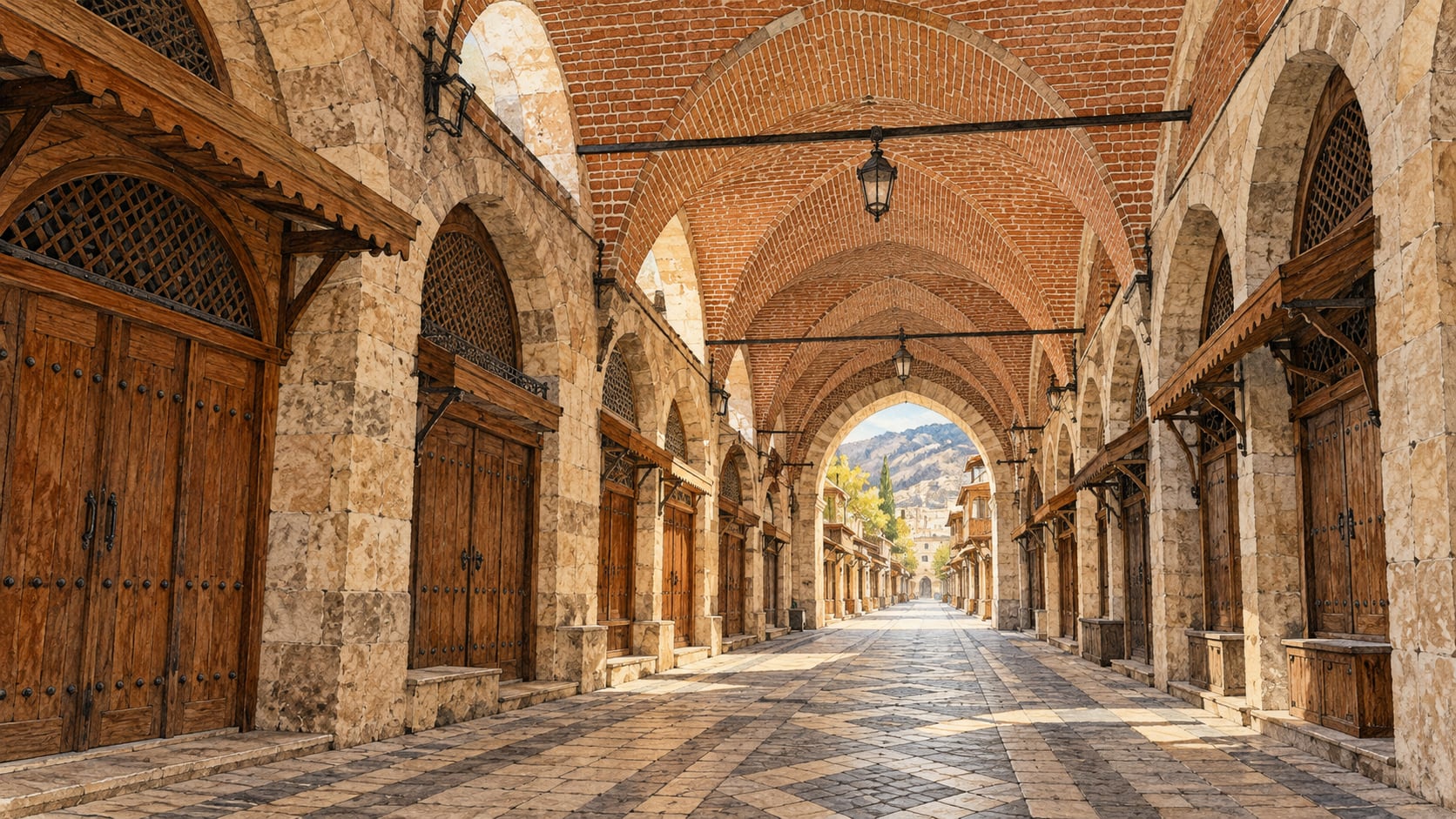 Saraçlar Bazaar çizimi, Kahramanmaraş
