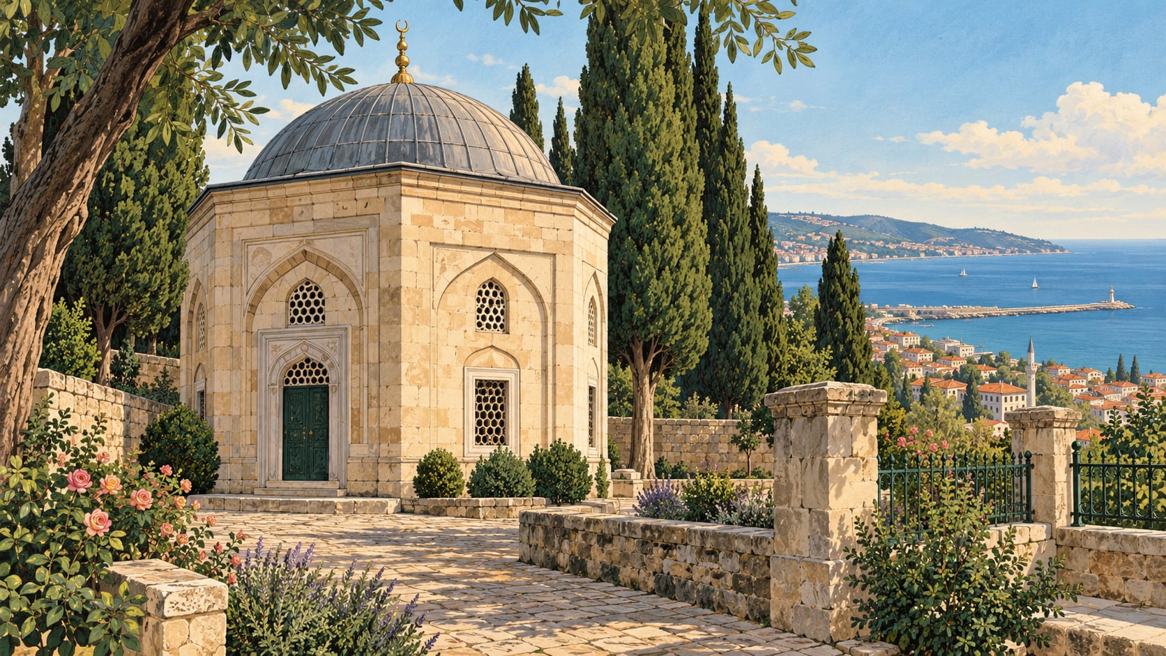 Sarbanı Ahmed Tomb çizimi, Tekirdağ