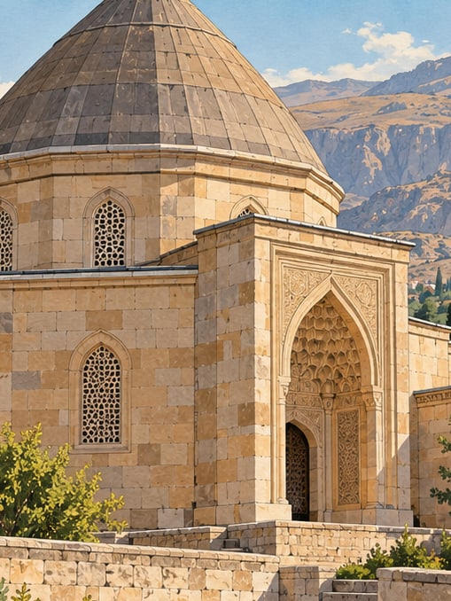 Zeichnung: Grabmal Sarı Saltuk, Niğde