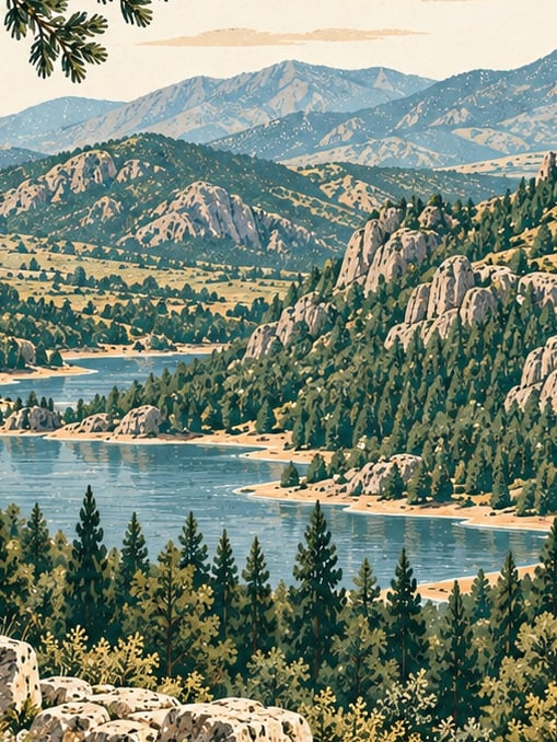 Zeichnung: Sarıçalı-Berg-Nationalpark, Ankara