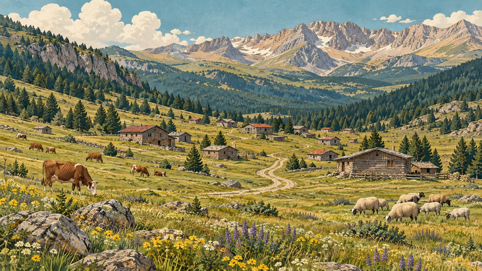 Sarıçiçek Plateau çizimi, Malatya